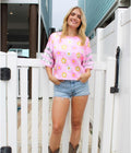 Simply Southern Preppy Sequins Flowers Top - Adult & Kids T-Shirts, Sweatshirts & Hoodies apparel design preview 1