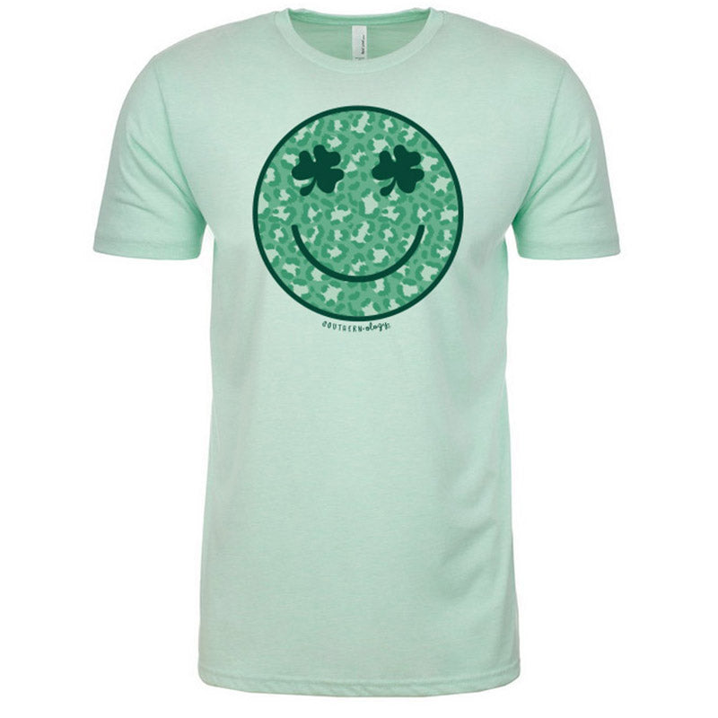 Southernology Statement Leopard Shamrock Smile Irish - Adult & Kids T-Shirts, Sweatshirts & Hoodies apparel design preview 1