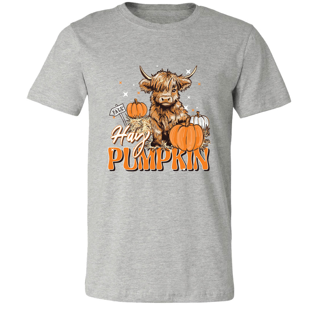 Girlie Girl Lulu Mac Hay Pumpkin Cow Fall Canvas - Adult & Kids T-Shirts, Sweatshirts & Hoodies apparel design preview 2