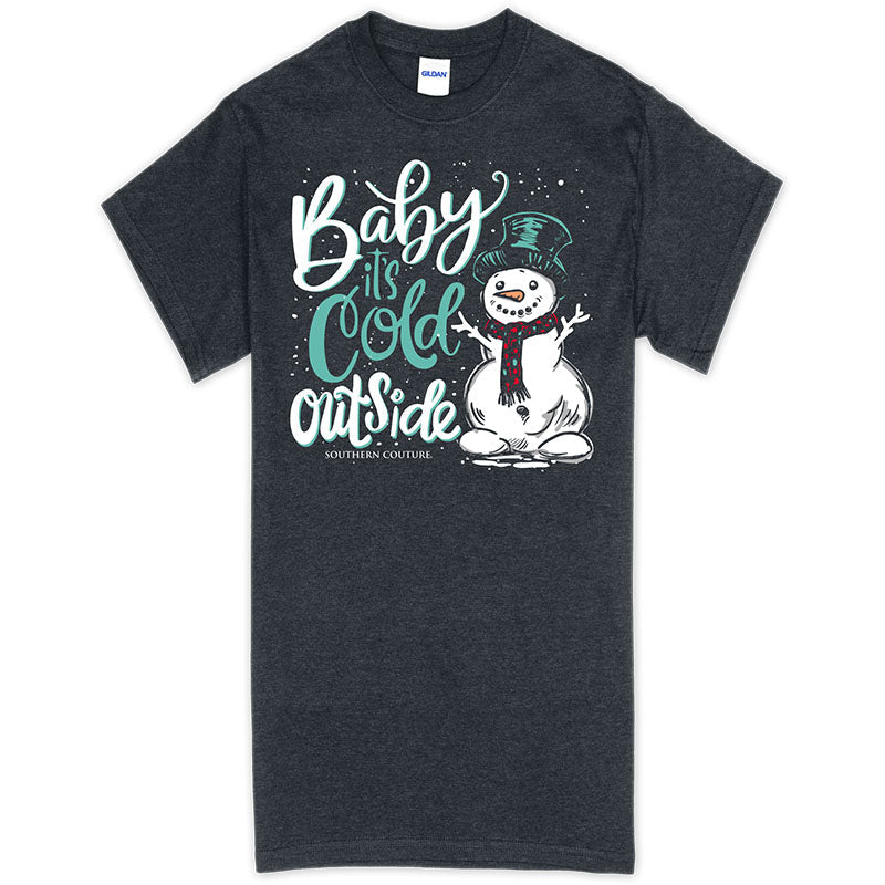 Southern Couture Its Cold Outside Holiday Soft - Adult & Kids T-Shirts, Sweatshirts & Hoodies apparel design preview 1