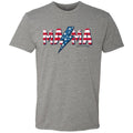 Southernology Striped Mama Bolt Statement Canvas - Adult & Kids T-Shirts, Sweatshirts & Hoodies apparel design preview 1