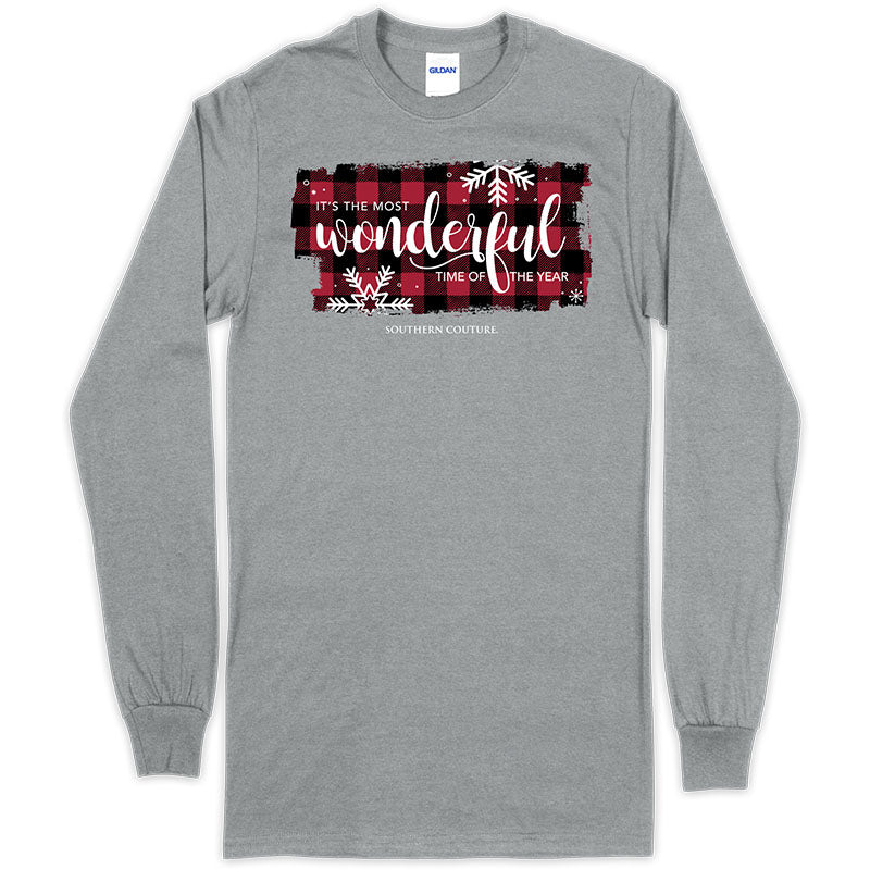 SALE Southern Couture Plaid Wonderful Holiday Soft - Adult & Kids T-Shirts, Sweatshirts & Hoodies apparel design preview 2
