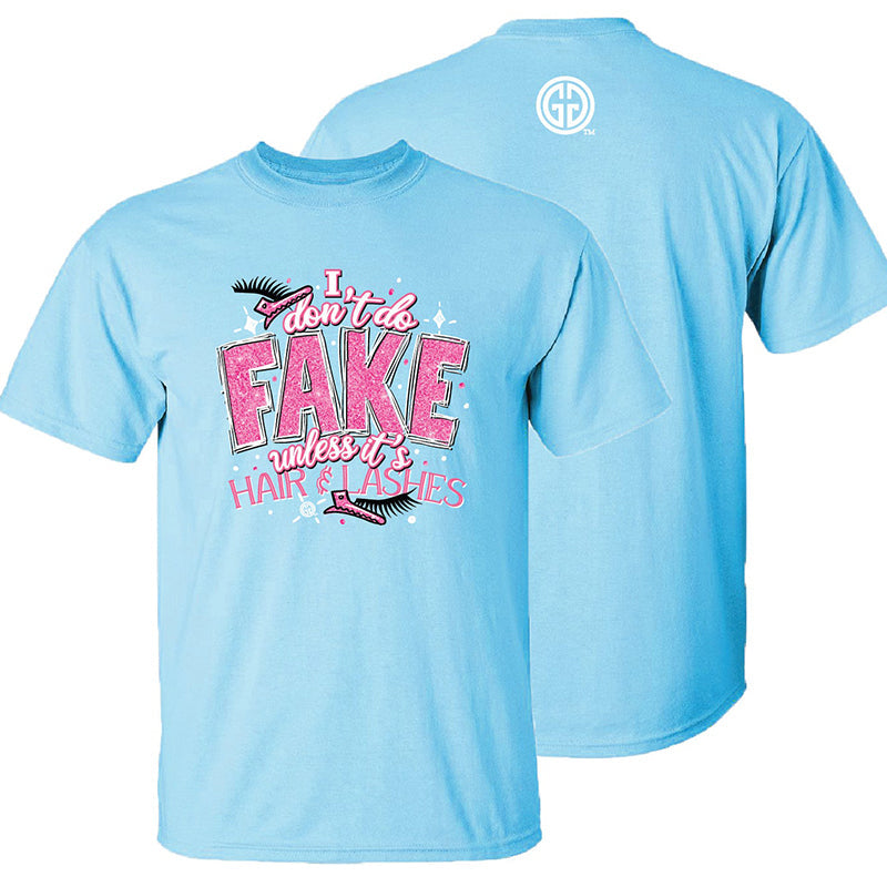 Girlie Girl Originals Fake Hair Lashes - Adult & Kids T-Shirts, Sweatshirts & Hoodies apparel design preview 1