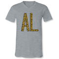 Sassy Frass Alabama Leopard V-Neck Canvas - Adult & Kids T-Shirts, Sweatshirts & Hoodies apparel design preview 1