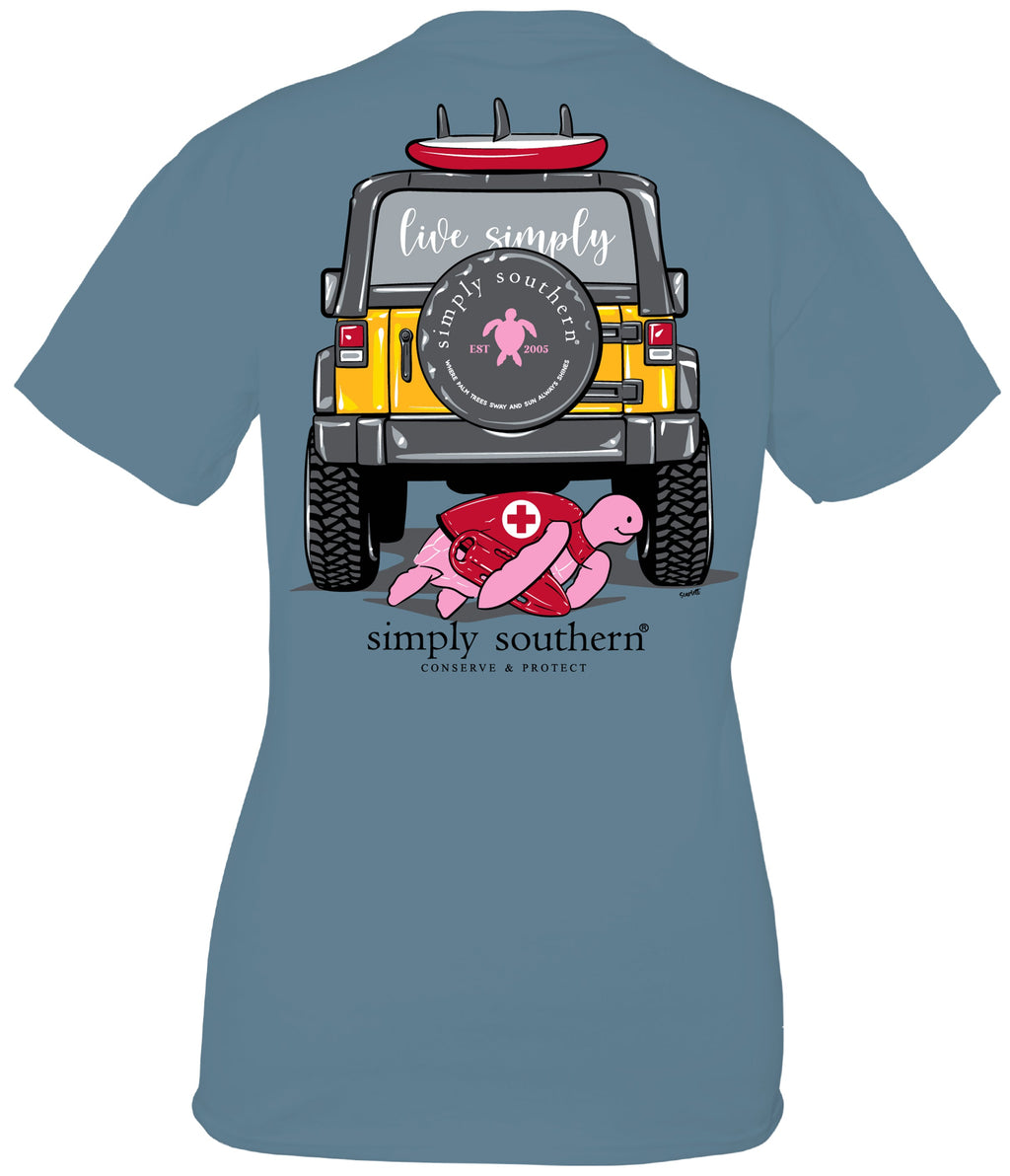 Simply Southern Turtle Tracker Patrol - Adult & Kids T-Shirts, Sweatshirts & Hoodies apparel design preview 1