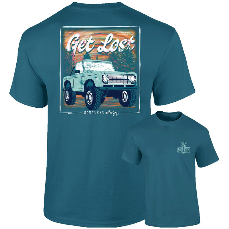 Southernology Get Lost Sunset Comfort Colors - Adult & Kids T-Shirts, Sweatshirts & Hoodies apparel design preview 1
