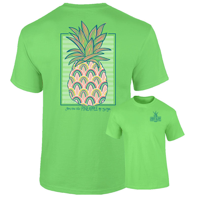 Southernology Rainbow Pineapple Comfort Colors - Adult & Kids T-Shirts, Sweatshirts & Hoodies apparel design preview 1