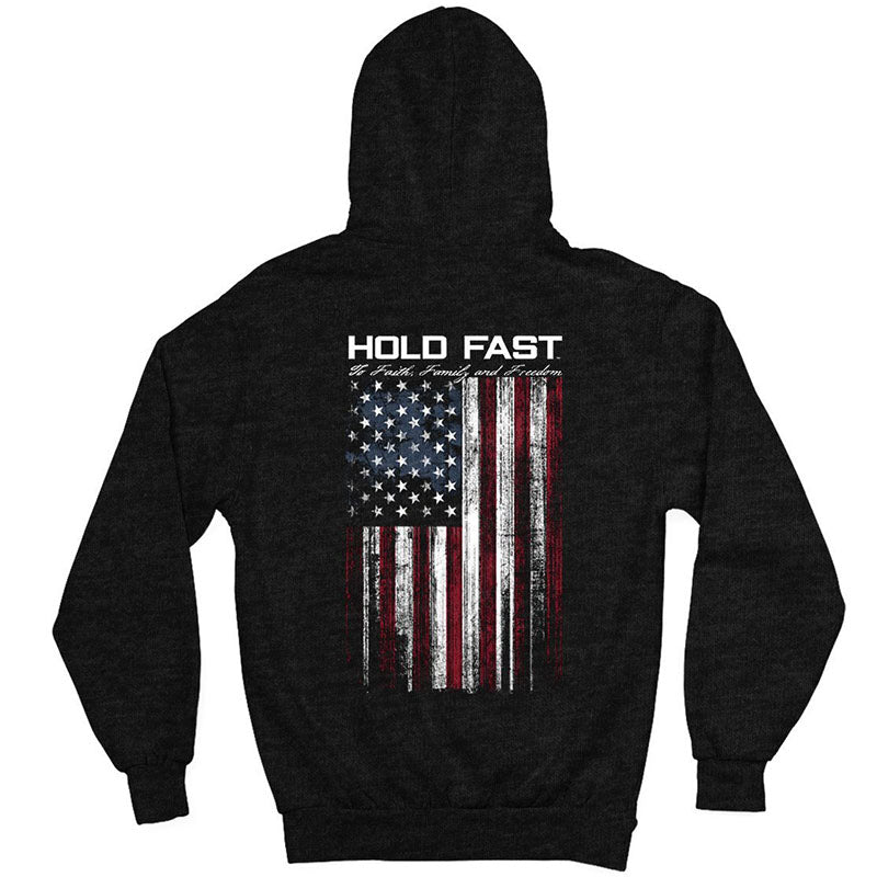 Hold Fast to Faith Family Freedom USA - Adult & Kids T-Shirts, Sweatshirts & Hoodies apparel design preview 1