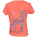 SALE Southern Attitude Mandala Deer Moon V-Neck - Adult & Kids T-Shirts, Sweatshirts & Hoodies apparel design preview 1