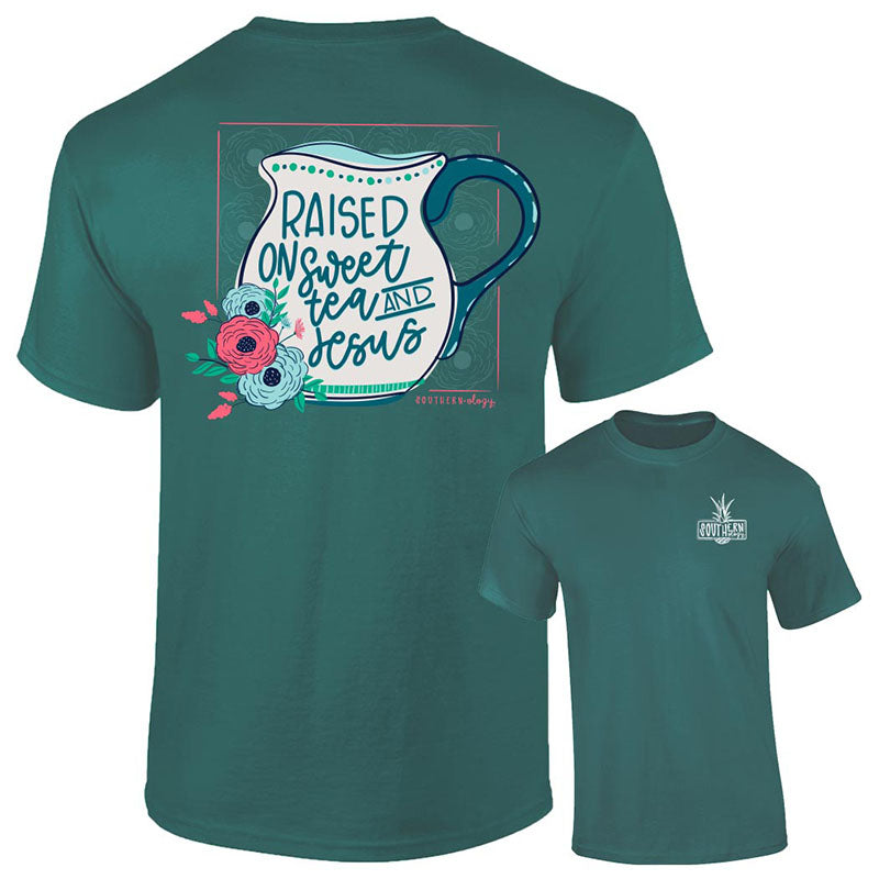 Sale Southernology Sweet Tea and Jesus Pitcher - Adult & Kids T-Shirts, Sweatshirts & Hoodies apparel design preview 1