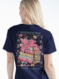 Simply Southern Reading Books Bow - Adult & Kids T-Shirts, Sweatshirts & Hoodies apparel design preview 1