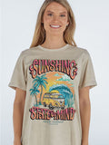 Simply Southern Sunshine Washed Cream - Adult & Kids T-Shirts, Sweatshirts & Hoodies apparel design preview 1