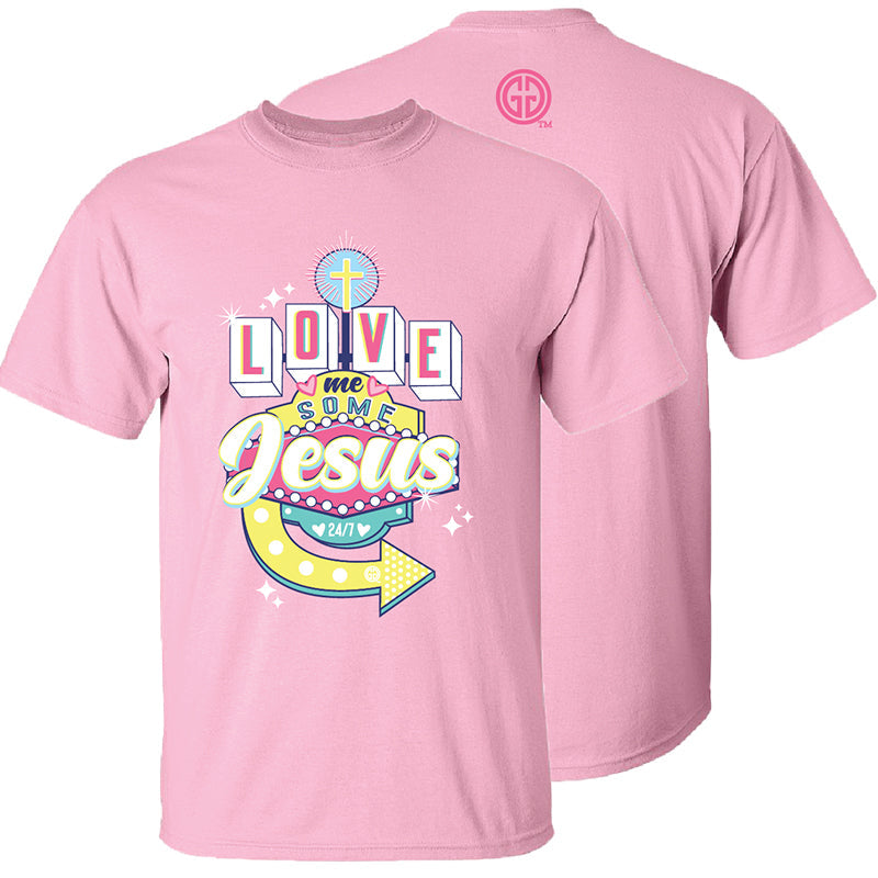 Girlie Girl Originals Love Jesus Sign - Adult & Kids T-Shirts, Sweatshirts & Hoodies apparel design preview 1