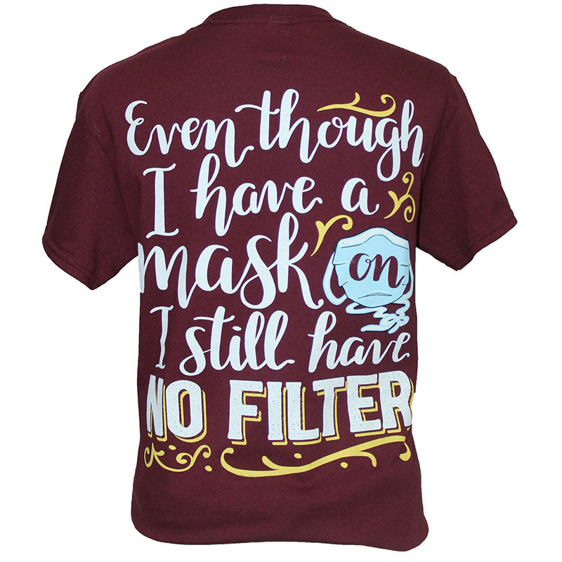 Southern Attitude Preppy Mask On No Filter - Adult & Kids T-Shirts, Sweatshirts & Hoodies apparel design preview 1