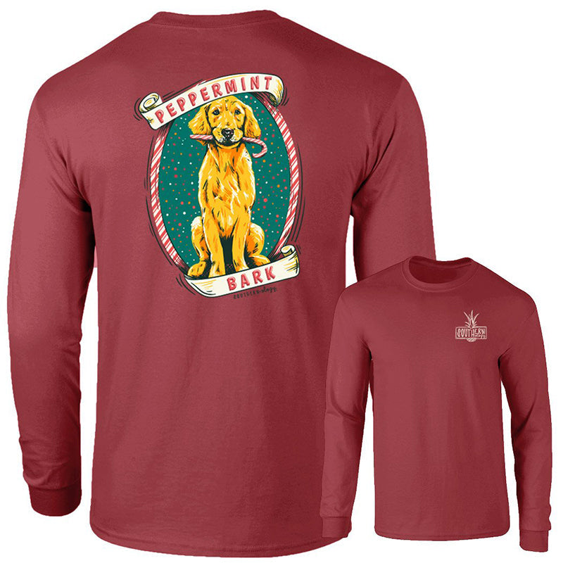 Southernology Peppermint Bark Holiday Comfort Colors - Adult & Kids T-Shirts, Sweatshirts & Hoodies apparel design preview 1