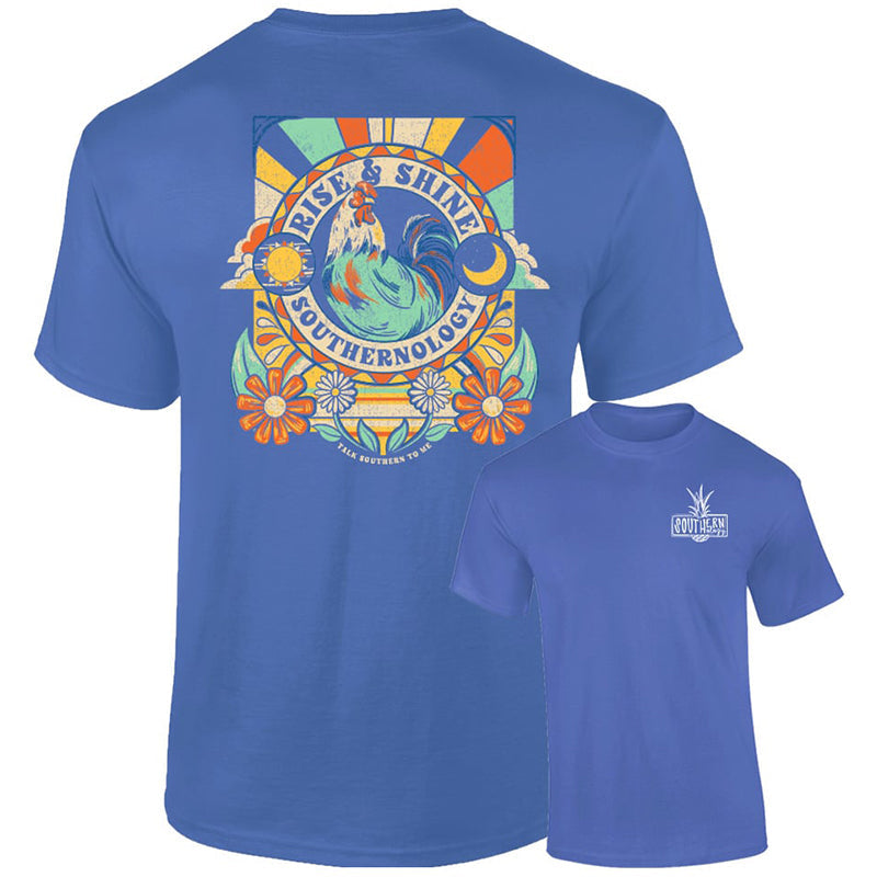 Southernology Floral Rise and Shine Comfort Colors - Adult & Kids T-Shirts, Sweatshirts & Hoodies apparel design preview 1