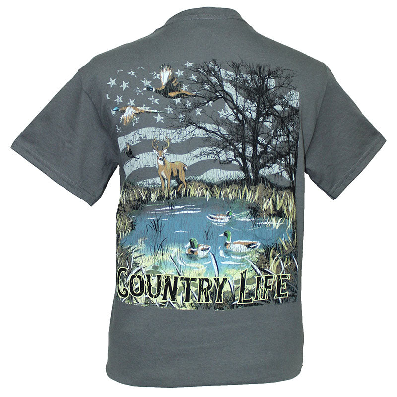 Country Life Outfitters Deer Pond - Adult & Kids T-Shirts, Sweatshirts & Hoodies apparel design preview 1