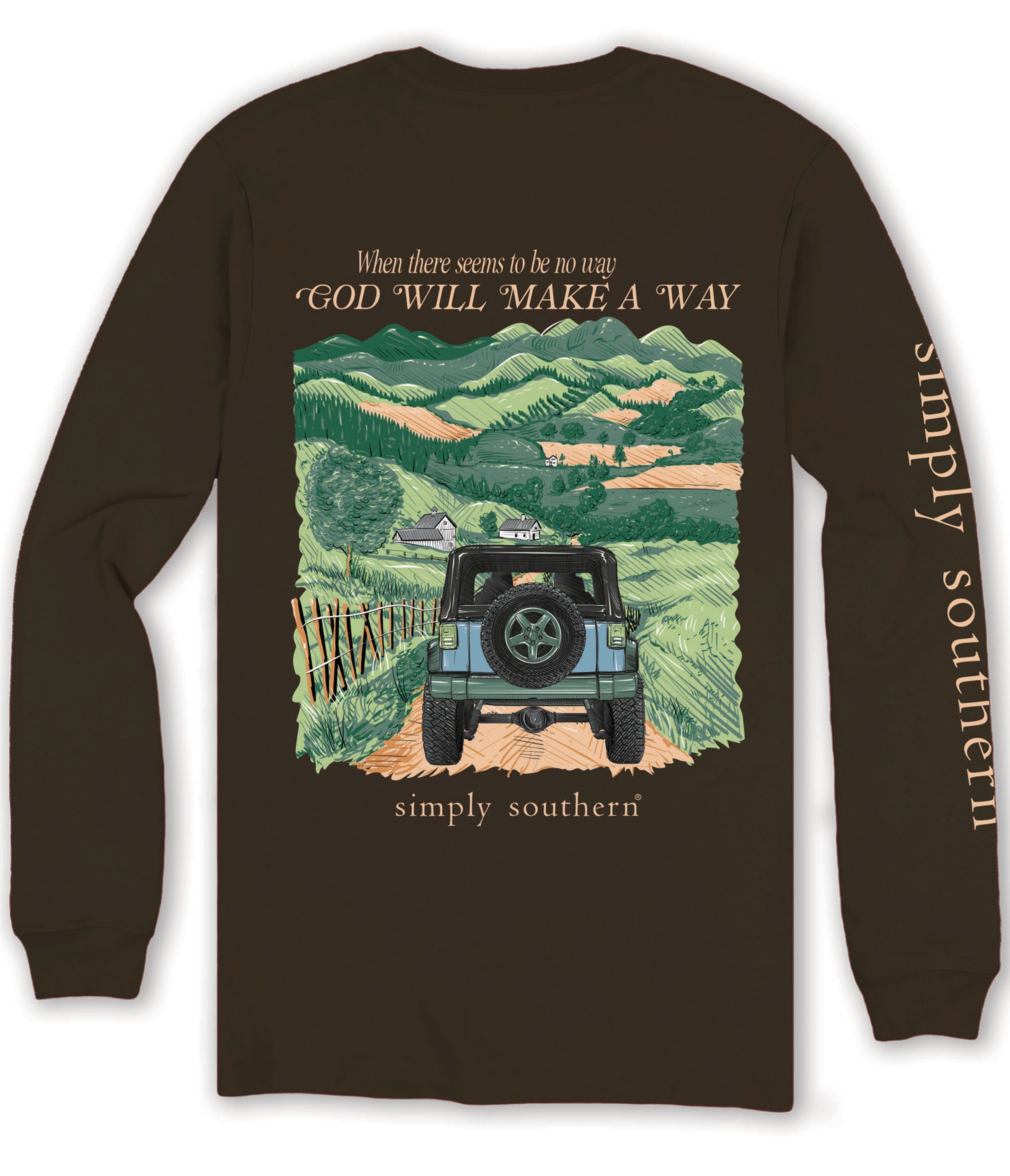 Simply Southern God Lead - Adult & Kids T-Shirts, Sweatshirts & Hoodies apparel design preview 1