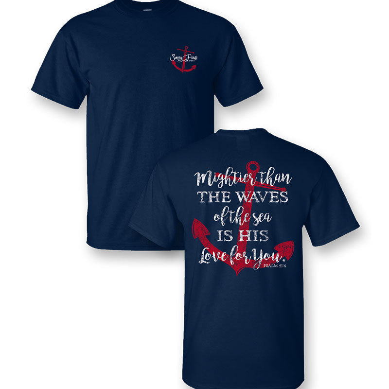Sassy Frass Preppy Anchor Faith - Adult & Kids T-Shirts, Sweatshirts & Hoodies apparel design preview 1