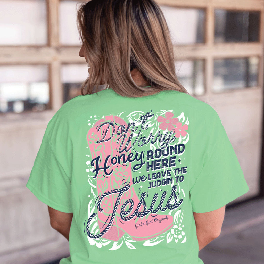 Girlie Girl Originals Judgin To Jesus - Adult & Kids T-Shirts, Sweatshirts & Hoodies apparel design preview 1