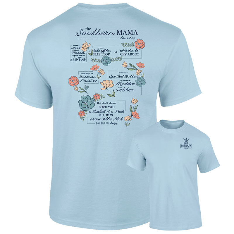 Southernology Southern Mama to a Comfort Colors - Adult & Kids T-Shirts, Sweatshirts & Hoodies apparel design preview 1