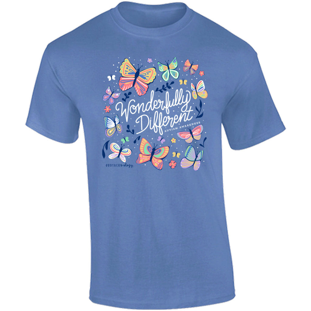 Southernology Wonderfully Different Autism Comfort - Adult & Kids T-Shirts, Sweatshirts & Hoodies apparel design preview 2