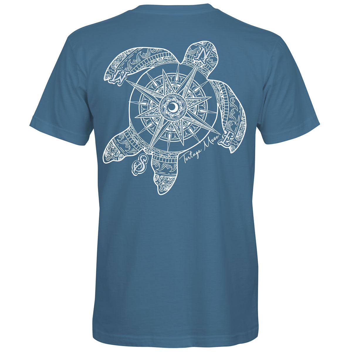 Southern Attitude Tortuga Moon New Compass Turtle - Adult & Kids T-Shirts, Sweatshirts & Hoodies apparel design preview 1