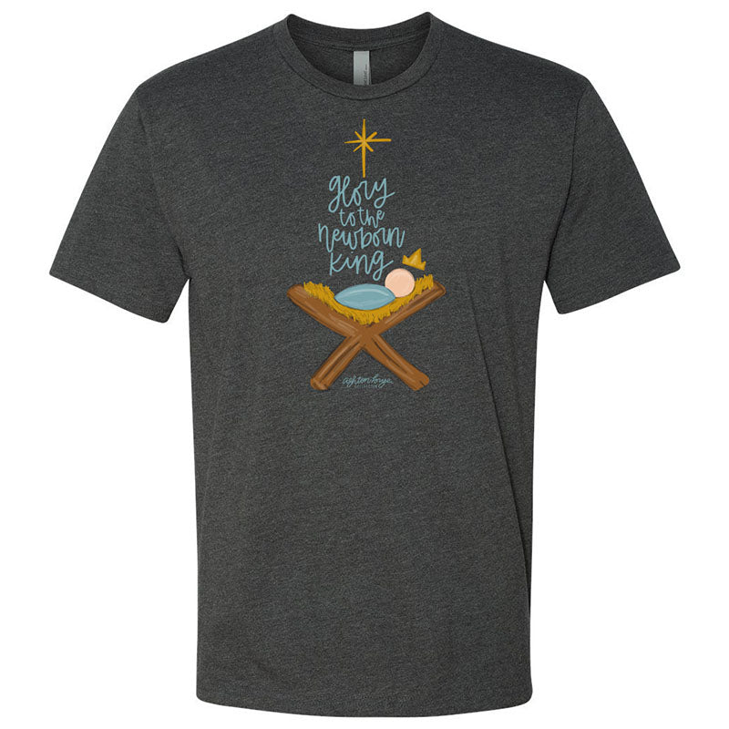 Southernology Statement Newborn King Manger Holiday - Adult & Kids T-Shirts, Sweatshirts & Hoodies apparel design preview 1