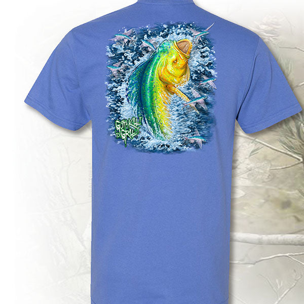 Gotta Kill It To Grill Mahi And Flying Fish Unisex - Adult & Kids T-Shirts, Sweatshirts & Hoodies apparel design preview 1