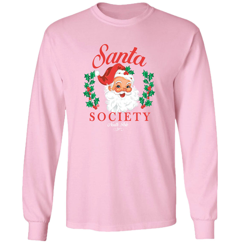 Girlie Girl Originals Santa Society Holiday - Adult & Kids T-Shirts, Sweatshirts & Hoodies apparel design preview 2