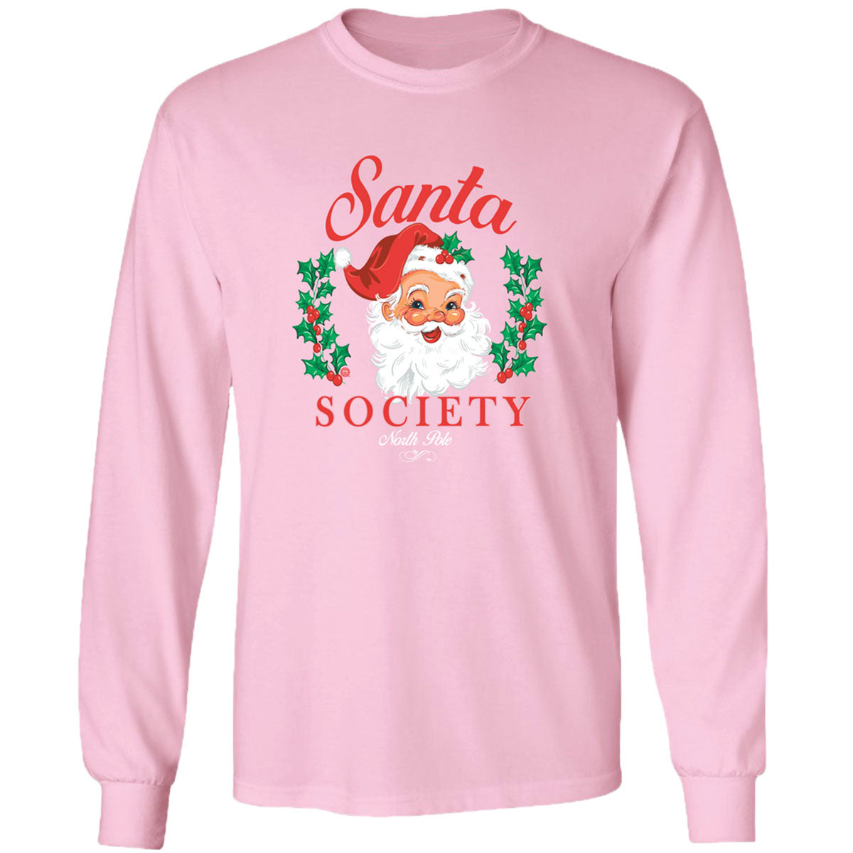 Girlie Girl Originals Santa Society Holiday - Adult & Kids T-Shirts, Sweatshirts & Hoodies apparel design preview 2