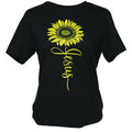 Southern Attitude Sunflower Jesus Front Print - Adult & Kids T-Shirts, Sweatshirts & Hoodies apparel design preview 1