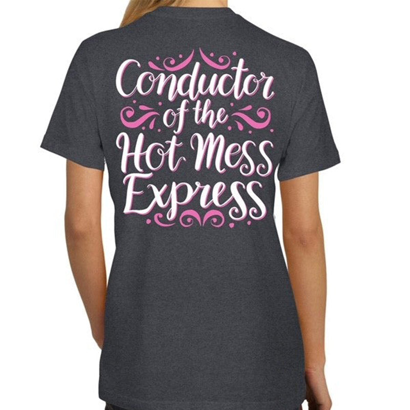 Southern Attitude Hot Mess Express - Adult & Kids T-Shirts, Sweatshirts & Hoodies apparel design preview 2