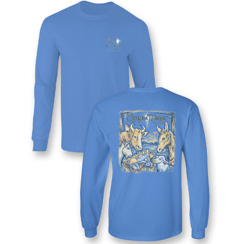 SALE Sassy Frass Away in a Manger Christmas - Adult & Kids T-Shirts, Sweatshirts & Hoodies apparel design preview 1