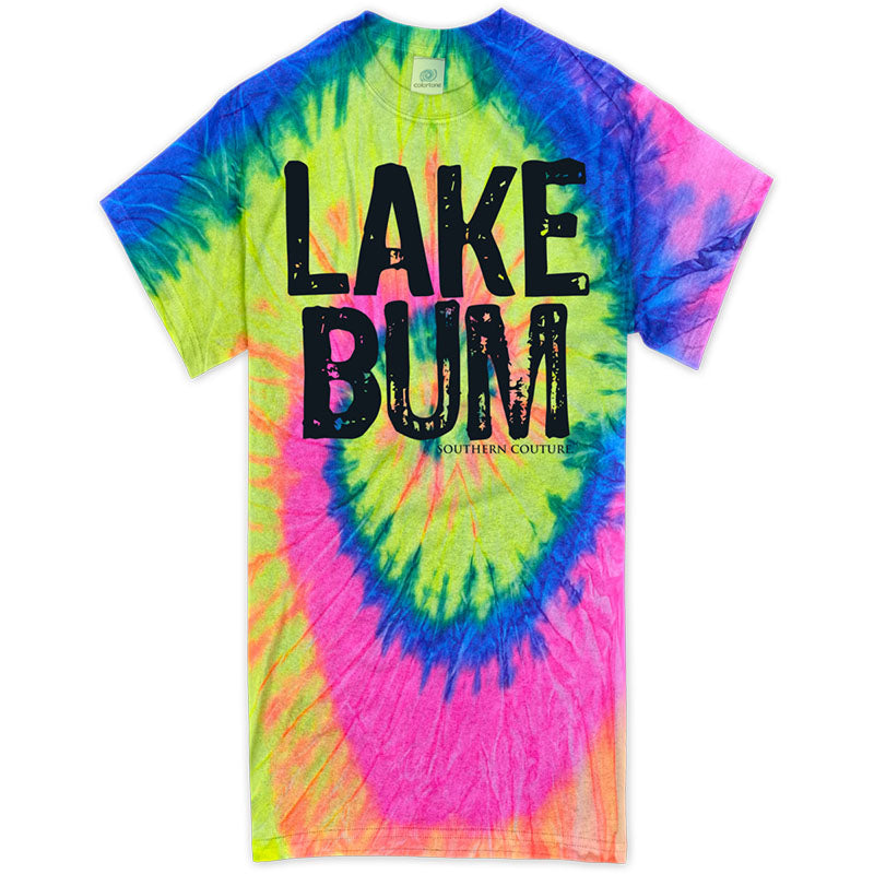 Southern Couture Tie-dye Lake Bum - Adult & Kids T-Shirts, Sweatshirts & Hoodies apparel design preview 1