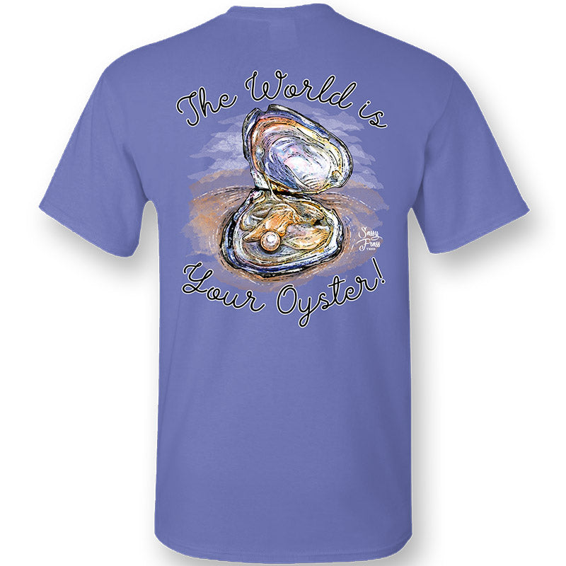 Sassy Frass The World is Your Oyster - Adult & Kids T-Shirts, Sweatshirts & Hoodies apparel design preview 1