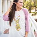 SALE Bjaxx Southern Grace Marigold Deer Raglan - Adult & Kids T-Shirts, Sweatshirts & Hoodies apparel design preview 1