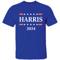 Harris 2024 USA Royal Blue - Adult & Kids T-Shirts, Sweatshirts & Hoodies apparel design preview 1