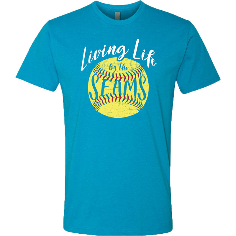 Southernology Statement Softball Life by the Seams - Adult & Kids T-Shirts, Sweatshirts & Hoodies apparel design preview 1