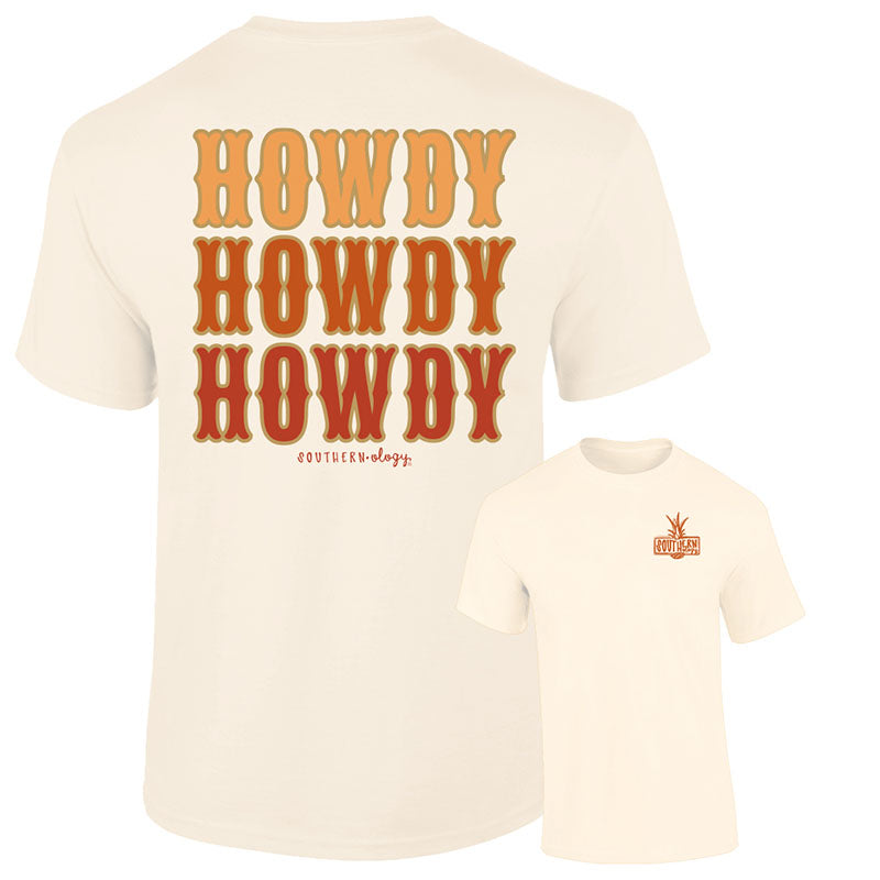 Southernology Puff Howdy Comfort Colors - Adult & Kids T-Shirts, Sweatshirts & Hoodies apparel design preview 1