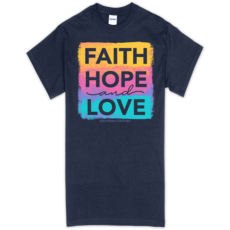 SALE Southern Couture Faith, Hope Love Soft - Adult & Kids T-Shirts, Sweatshirts & Hoodies apparel design preview 1