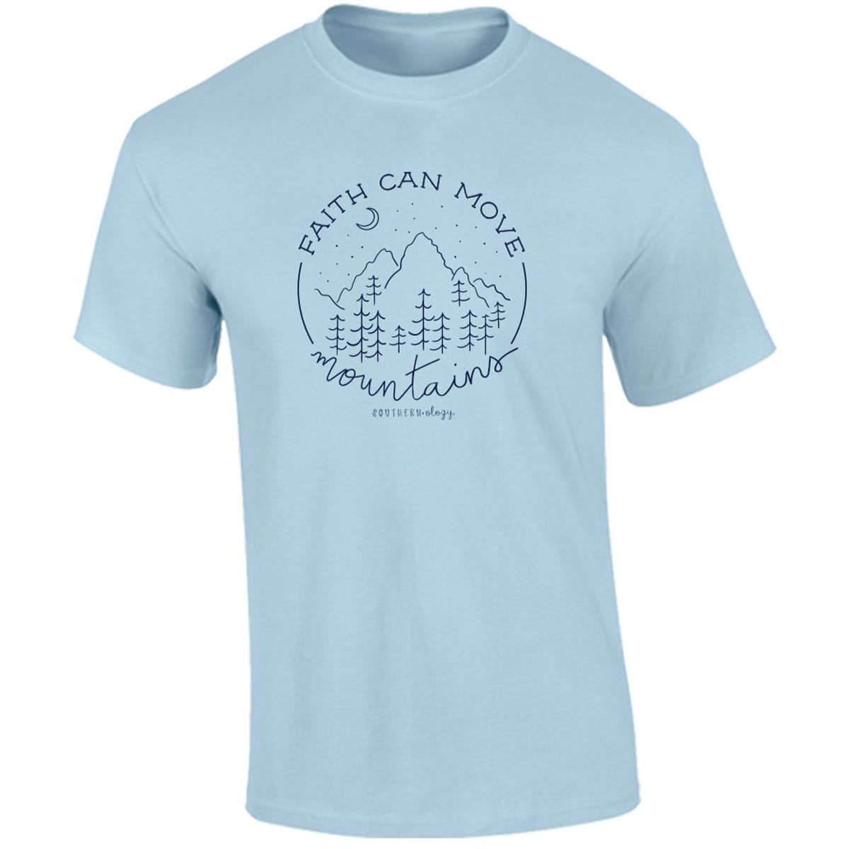 Southernology Faith Can Move Mountains Comfort Colors - Adult & Kids T-Shirts, Sweatshirts & Hoodies apparel design preview 1