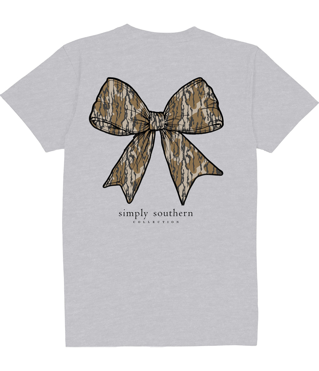 Simply Southern Camo Bow - Adult & Kids T-Shirts, Sweatshirts & Hoodies apparel design preview 2
