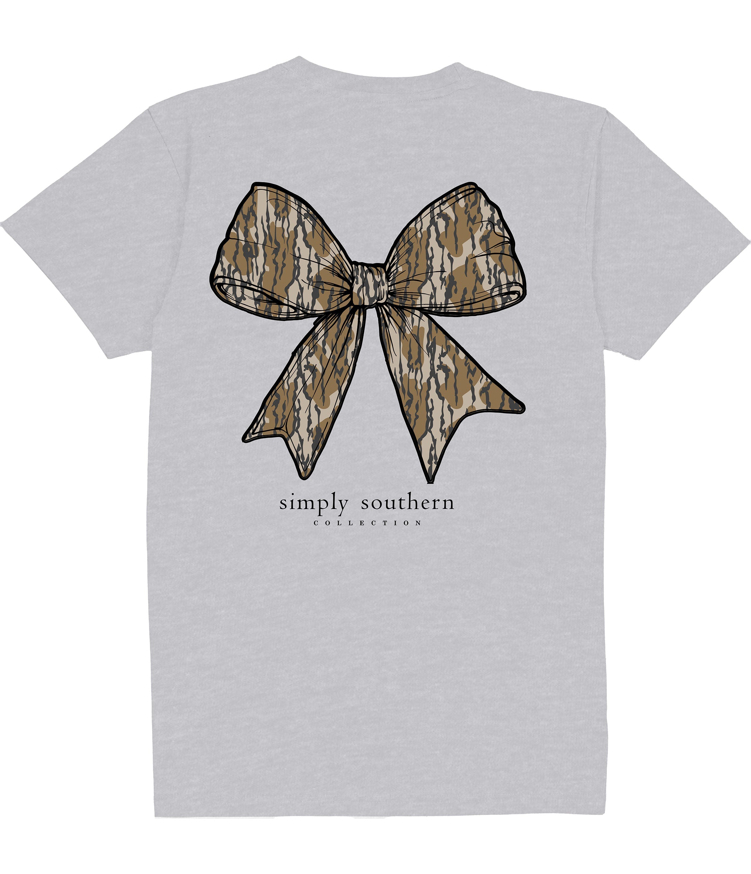 Simply Southern Camo Bow - Adult & Kids T-Shirts, Sweatshirts & Hoodies apparel design preview 2