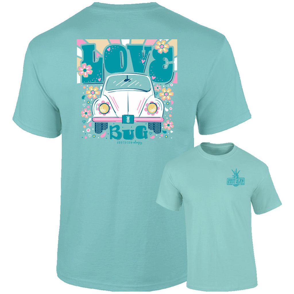 Southernology Love Bug Comfort Colors - Adult & Kids T-Shirts, Sweatshirts & Hoodies apparel design preview 1