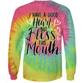 Southern Attitude Bless This Mouth Tie Dye - Adult & Kids T-Shirts, Sweatshirts & Hoodies apparel design preview 1