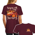 Southern Attitude Hanging Gnomies Pumpkins Fall - Adult & Kids T-Shirts, Sweatshirts & Hoodies apparel design preview 1