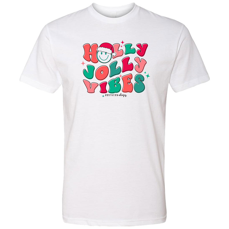 Southernology Statement Holly Jolly Vibes Holiday - Adult & Kids T-Shirts, Sweatshirts & Hoodies apparel design preview 1