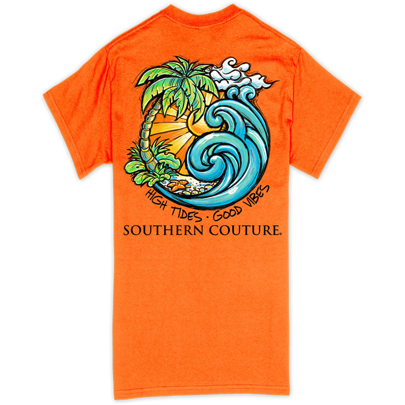 Southern Couture Classic High Tides Vibes Beach - Adult & Kids T-Shirts, Sweatshirts & Hoodies apparel design preview 1