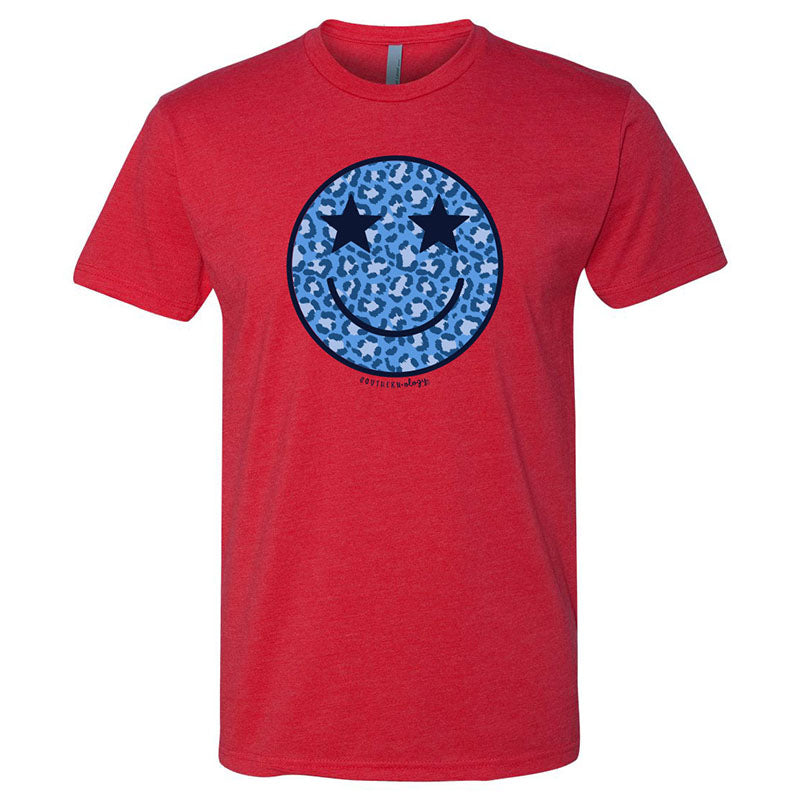 Southernology Statement Star Leopard Smile USA Canvas - Adult & Kids T-Shirts, Sweatshirts & Hoodies apparel design preview 1